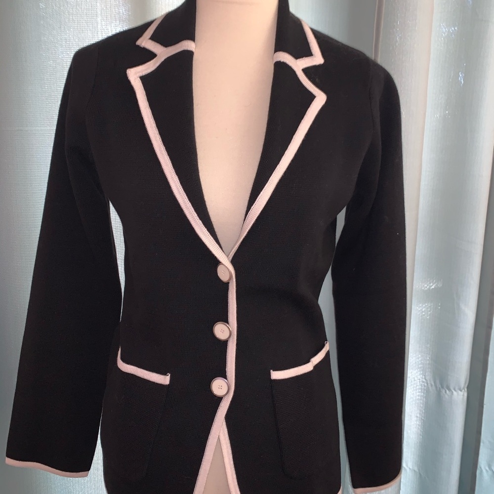 Claiborne black and white jacket